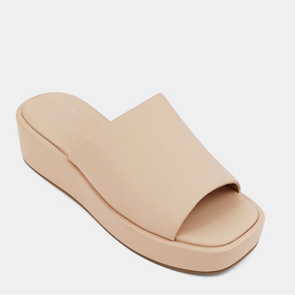 Shu Shop Lourdes Nude platform slide
